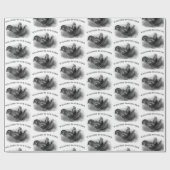 Cute Country Roster Welkom in de boerderij rap Cadeaupapier (Vlak)