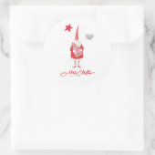 Cute Country Santa Christmas Sticker (Tas)