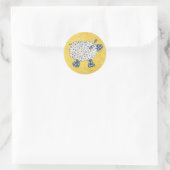 Cute Country Sheep Sticker (Tas)