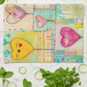 Cute country style theedoek (Gevouwen)