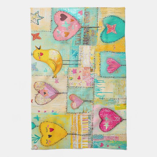 Cute country style theedoek (Verticaal)