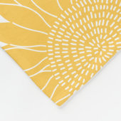 Cute Country Sunflower Baby Milestone Fleece Deken (Hoek)