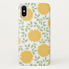 Cute Country Sunflower Patroon Case-Mate iPhone Case