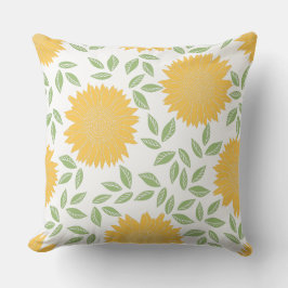 Cute Country Sunflower Patroon Kussen