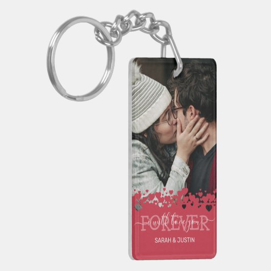 Cute Couple 2 Photo Sleutelhanger (Voorkant Links)