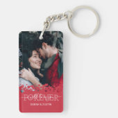 Cute Couple 2 Photo Sleutelhanger (achterkant)