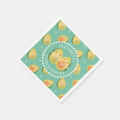 Cute Couple Avocados Laten we de bruiloft afwenden Servet (Hoek)