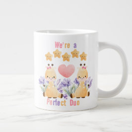 Cute Couple Giraffe Mok | Wij zijn een perfect duo