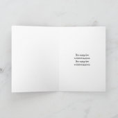 Cute Couple Hartenkaart Met Eigen Tekst Kaart (Binnen)