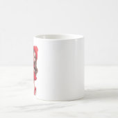 Cute Couple in Red – Romantic Love Mug  Koffiemok (Center)