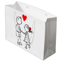 Cute Couple Love Gift Zak - Aanpasbaar
