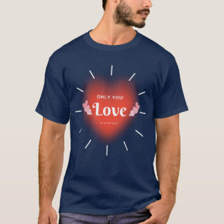 Cute Couple Love Heart Tee T-shirt