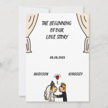 Cute Couple Wedding Story beginnend nieuw epic