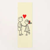 Cute Couple Yogamat (Voorkant)