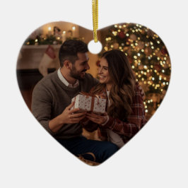 Cute Couples First Christmas Ornament | Custom