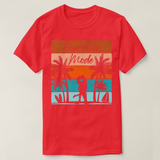 Cute Couples Trip Retro Summer Baecation M T-shirt (Design voorkant)