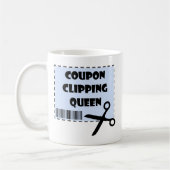 Cute Coupon Clipping Queen Gezegde Koffiemok (Links)