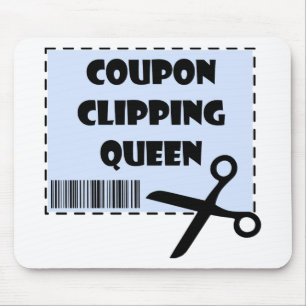 Cute Coupon Clipping Queen Gezegde Muismat