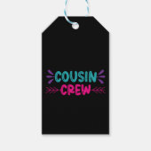 Cute Cousin Crew Cadeaulabel (Voorkant)