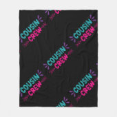 Cute Cousin Crew Fleece Deken (Voorkant)