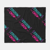 Cute Cousin Crew Fleece Deken (Voorkant (Horizontaal))