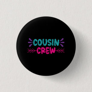 Cute Cousin Crew Ronde Button 3,2 Cm