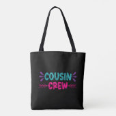 Cute Cousin Crew Tote Bag (Achterkant)