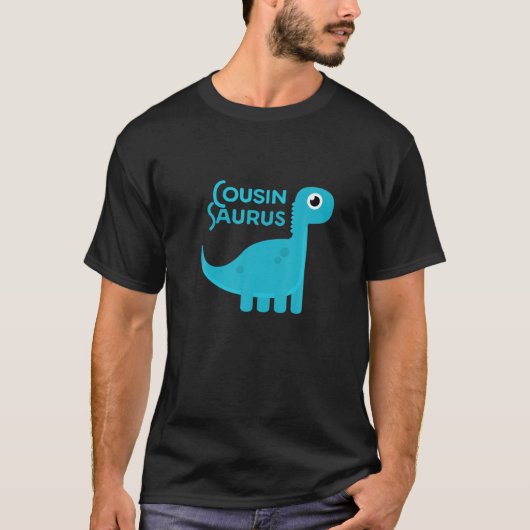 Cute Cousinsaurus Rex Neef Saurus Dinosaur Nana T-shirt (Voorkant)