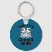 Cute Cow Couple This Is Our Cuddle  Sleutelhanger (Voorkant)