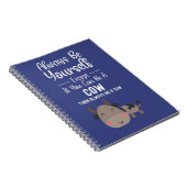 Cute Cow Lover Gifts Funny Farmer Farm Animal Notitieboek (Rechterzijde)