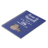 Cute Cow Lover Gifts Funny Farmer Farm Animal Notitieboek (Linkerzijde)