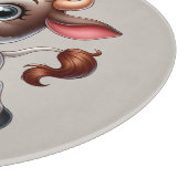 Cute cow lovers customizable snijplank (Hoek)