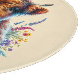 Cute cow lovers customizable snijplank (Hoek)