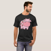 Cute Cow Milk Yoghurt Strawberry T-shirt (Voorkant volledig)
