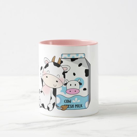 Cute Cow Mug Mok (Midden)