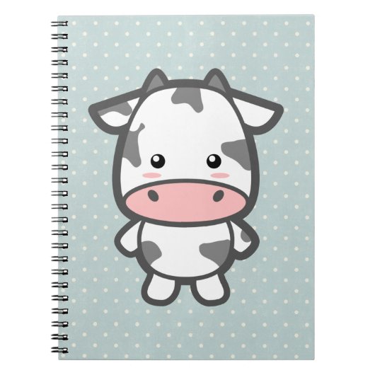 Cute Cow Notitieboek (Voorkant)