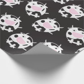 Cute Cow Pattern Cadeaupapier (Hoek)