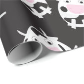 Cute Cow Pattern Cadeaupapier (Rol Hoek)