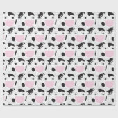 Cute Cow Pattern Cadeaupapier (Vlak)