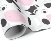 Cute Cow Pattern Cadeaupapier (Rol Hoek)
