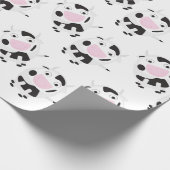 Cute Cow Pattern Cadeaupapier (Hoek)