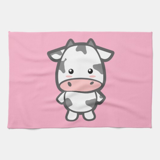 Cute Cow Theedoek (Horizontaal)