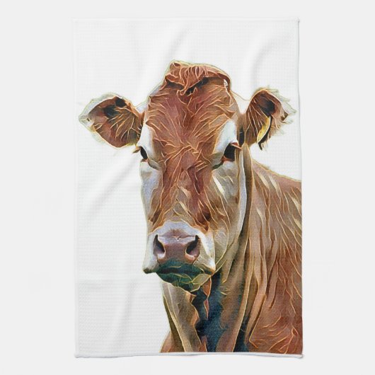 CUTE COW THEEDOEK (Verticaal)
