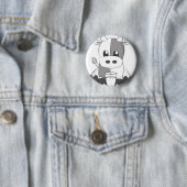 Cute cow - Vaquinha fofa Ronde Button 5,7 Cm (In situ)