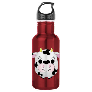 Cute Cow Waterfles