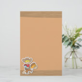 Cute cowboy die op een paard rijdt briefpapier (Staand voorkant)