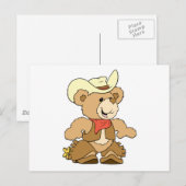 Cute Cowboy Rancher Beer Briefkaart (Voorkant / Achterkant)