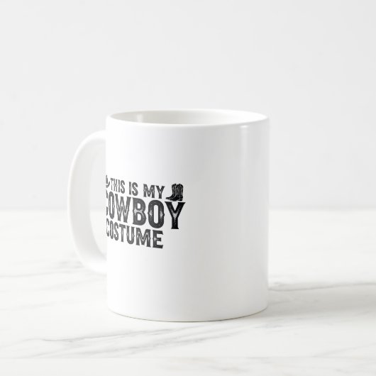 Cute Cowboy Western Cowboy Outfit Men Koffiemok (Voorkant links)