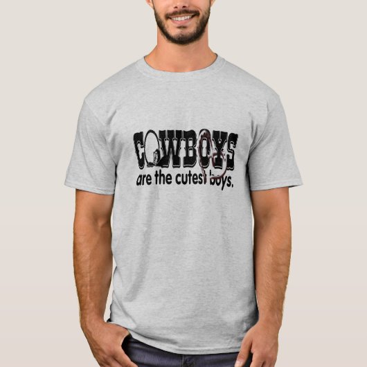 Cute cowboys t-shirt (Voorkant)