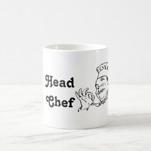 Cute Cowerker Chef Coffee Mok Tea Cups